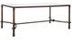 Uttermost® Warring Glass Top Coffee Table with Rustic Bronze Frame-0