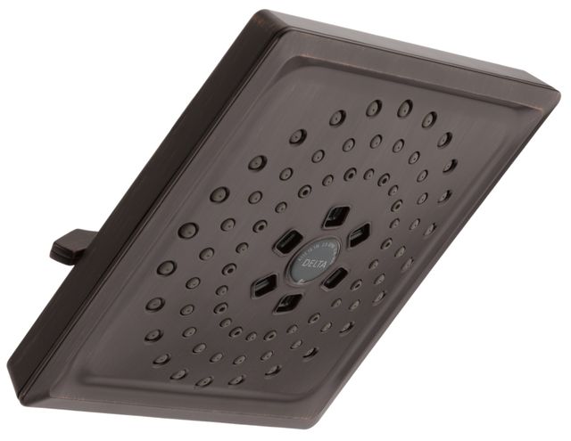 Delta Universal Showering Venetian Bronze Square H2Okinetic® 3-Setting Raincan Shower Head-0