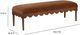 TOV Furniture Oodle Bronze/Walnut Bench-2