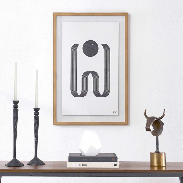 Renwil® Arlo Black Abstract Print-2
