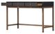 Four Hands Fiona Black Raffia Desk-3