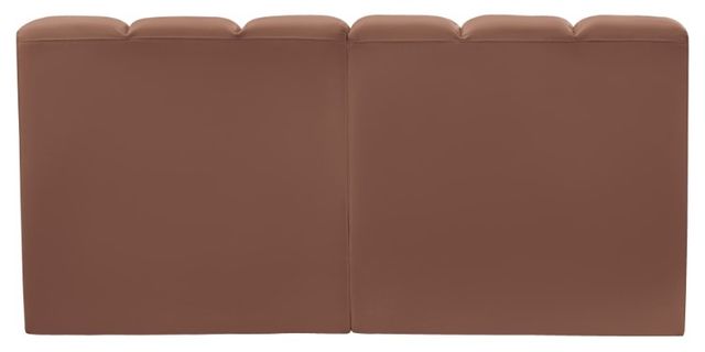 Meridian Furniture Arc 2-Piece Brown Vegan Leather Sectional-3