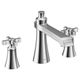 Moen® Flara Chrome Two-Handle High Arc Roman Tub Faucet-0