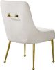 Meridian Furniture Owen Cream Velvet Dining Chair-2