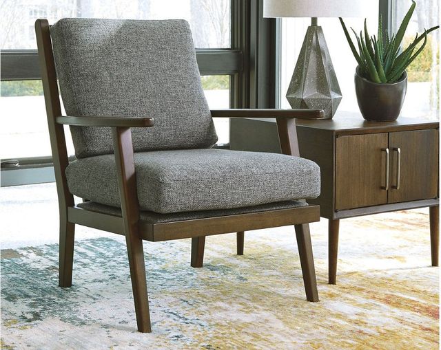 Ashley® Zardoni Charcoal Accent Chair-1