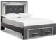 Signature Design by Ashley® Lodanna 3-Piece Gray Queen Panel Bed Set-1