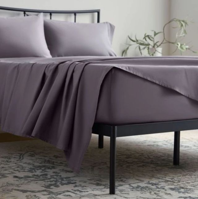 Weekender™ 4-Piece Charcoal Double-Brushed Microfiber Twin Sheet Set-1