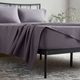 Weekender™ 4-Piece Charcoal Double-Brushed Microfiber Twin Sheet Set-1