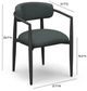 TOV Furniture Annika Black Outdoor Dining Arm Chair-2