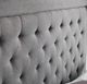 Malouf® Hennessey Charcoal King Upholstered Headboard-3