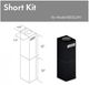 ZLINE 2 Piece 12" Black Island Hood Extension Kit-2