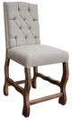 International Furniture Direct Marquez Brown/Gray 24" Upholstered Counter Stool-0