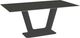Amisco Customizable Amelia 72" Rectangular Dining Table with 0.5" Starstone on Glass Top-0