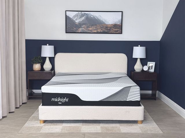 Dreamstar Bedding Foam Collection Midnight 13" Gel Foam Smooth Top Queen Mattress-1
