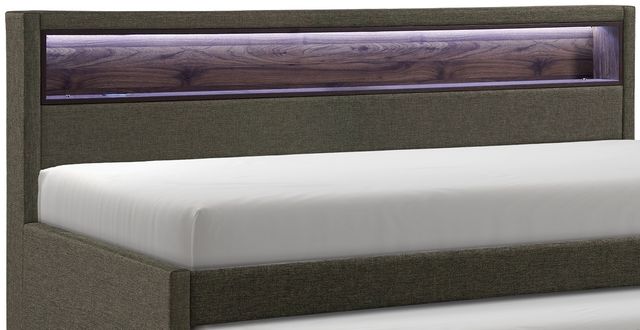 Intercon Jackson Espresso Fabric Twin DayBed with Trundle-1