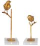 Uttermost® Passerines 2-Piece Gold Leaf Bird Figurines Set-2
