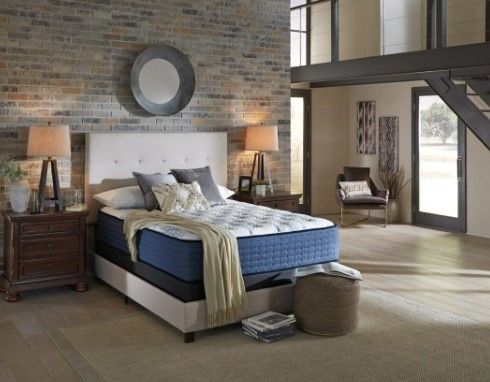 Sierra Sleep® by Ashley® Mt Dana 2-Piece Hybrid Plush and Good Adjustable Base California King Mattress Set-4