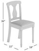 Jofran Inc. Grafton Farms Antique White/Beige Desk Chair-2