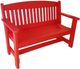 Nature's Best Furniture Customizable Adirondack 4' Polyethylene Outdoor Garden Bench-0