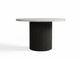 Reed Charcoal Marble Round Table-3