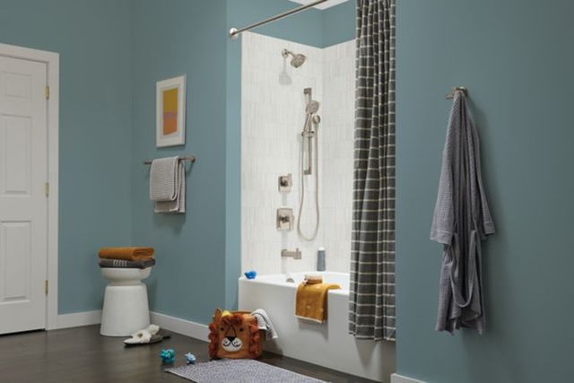 Peerless Ezra® Brushed Nickel Tub and Shower Trim Kit -1