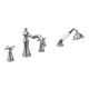Moen® Weymouth Chrome Two-Handle Diverter Roman Tub Faucet-0