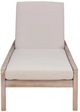 Linon Svana Beige/Natural Fabric/Wood Outdoor Chaise Lounger-3