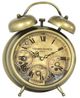 YHD Aged Bronze/Antique Brass Table Clock-0