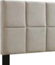 Bernards Evelyn Beige King Panel Bed with USB Port-3
