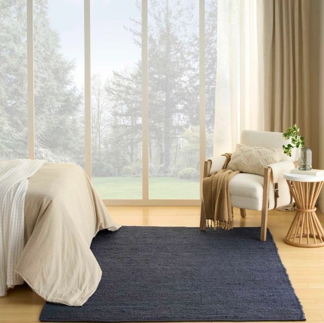 Nourison Home™ Natural Jute NJT01 Navy 5'x7' Area Rug-1