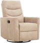 Primo™ International Denver Beige Upholstered Manual Glider Recliner-0