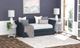Emerald Home Vienna Dark Blue Twin Trundle Daybed-1