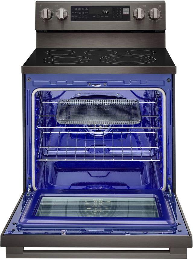 LG 30" Black Stainless Steel Freestanding Electric Range with Smart Wi-Fi Enabled ProBake Convection®-1