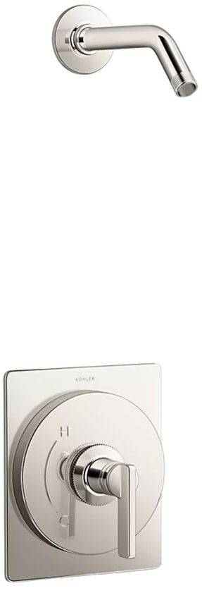 KOHLER® Castia™ by Studio McGee Rite-Temp® Vibrant Polished Nickel Shower Trim Kit-0