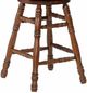 TEI Colonial Windsor Burnished Walnut 24" Swivel Barstool-2