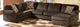 Ashley® Vista 3-Piece Chocolate Right-Arm Facing Sofa Sectional and Chaise-2