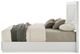 ACME Furniture Esther White/Silver High Gloss Queen Panel Bed-4