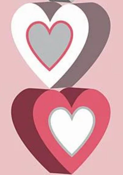 Classy Art Heart Stack by Martina Pavlova Wall Art-1
