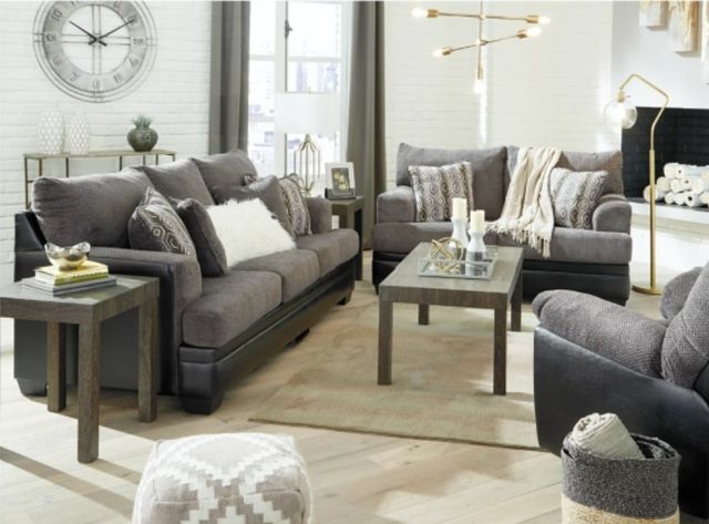 Signature Design by Ashley® Millingar 2-Piece Smoke Living Room Seating Set-3