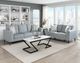 Homelegance® Broadway Blue/Gray Loveseat-1