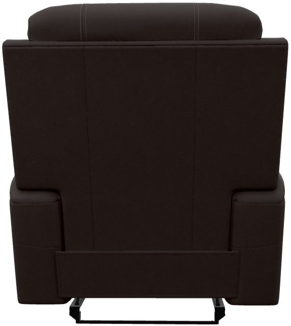 La-Z-Boy® Ace Chocolate Leather Power Wall Recliner with Headrest and Lumbar-4