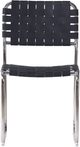 Moe's Home Collection Moma 2-Piece Black Leather Dining Chair Set-1