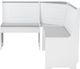 Linon Ardmore 5-Piece Gray/White Nook Set-5