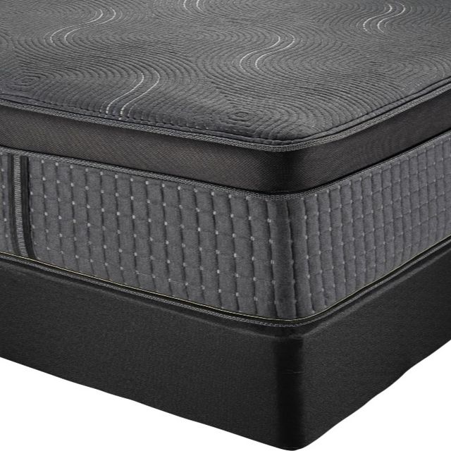 Spring Air® Hybrid Platinum Rochester 15.5" Plush Smooth Top Split King Mattress-1
