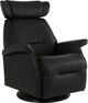 Fjords® Relax Miami Black Large Dual Motion Swivel Recliner-0