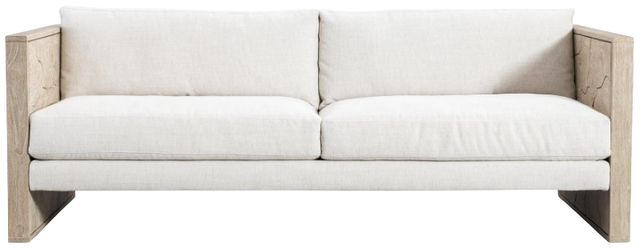 Bernhardt Madura Bernhardt Exteriors Sea Oat/White Fabric/Wood Outdoor Sofa-2