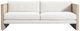 Bernhardt Madura Bernhardt Exteriors Sea Oat/White Fabric/Wood Outdoor Sofa-2