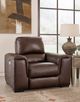 Signature Design by Ashley® Alessandro Walnut Power Recliner with Adjustable Headrest-4