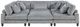 Homelegance® Robstown 6-Piece Gray Modular Sectional with Ottoman-4