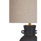 Bassett Mirror Bleene Black Matte Table Lamp-1